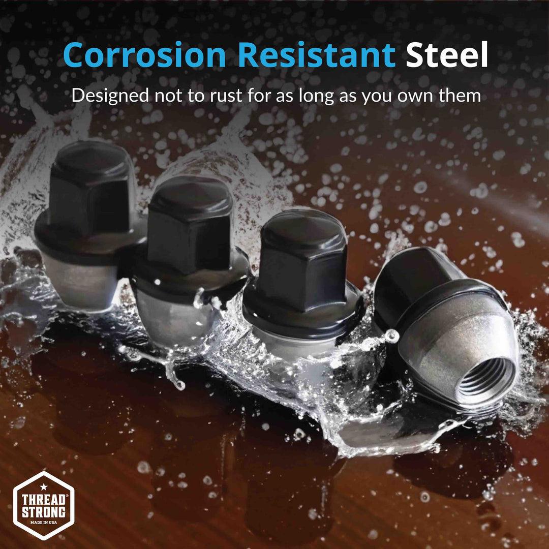 Ford Wheel Lug Nuts M14x1.5 | Maverick, Mustang, Edge, Explorer | Stainless Steel Lug Nuts