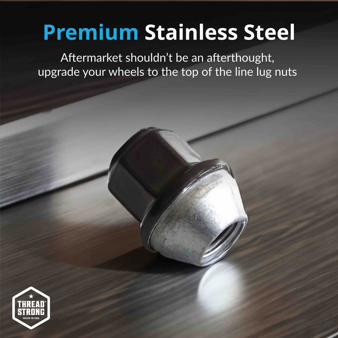 Ford Wheel Lug Nuts M14x1.5 | Maverick, Mustang, Edge, Explorer | Stainless Steel Lug Nuts