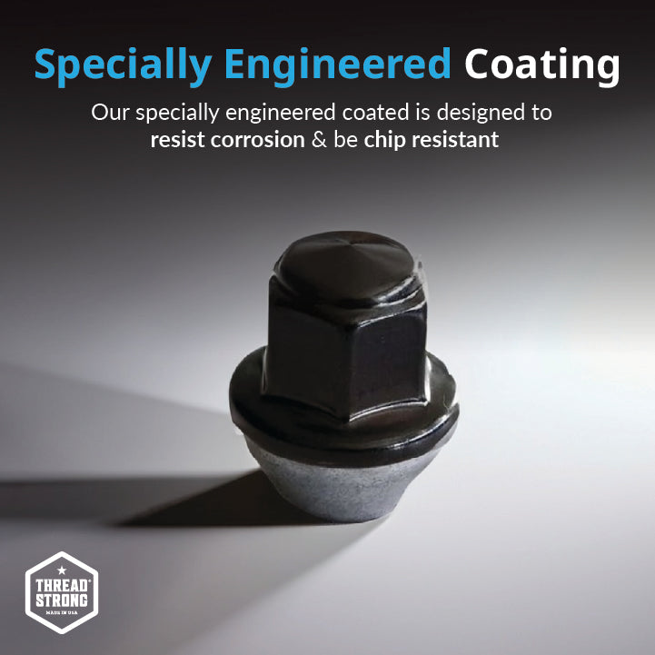 Ford Wheel Lug Nuts M14x1.5 | Maverick, Mustang, Edge, Explorer | Stainless Steel Lug Nuts