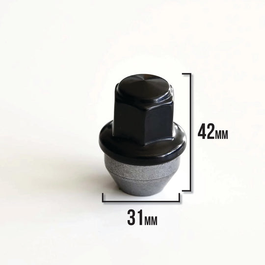 Ford F-150 Wheel Lug Nuts M14x1.5 | Black Stainless Steel Lug Nuts