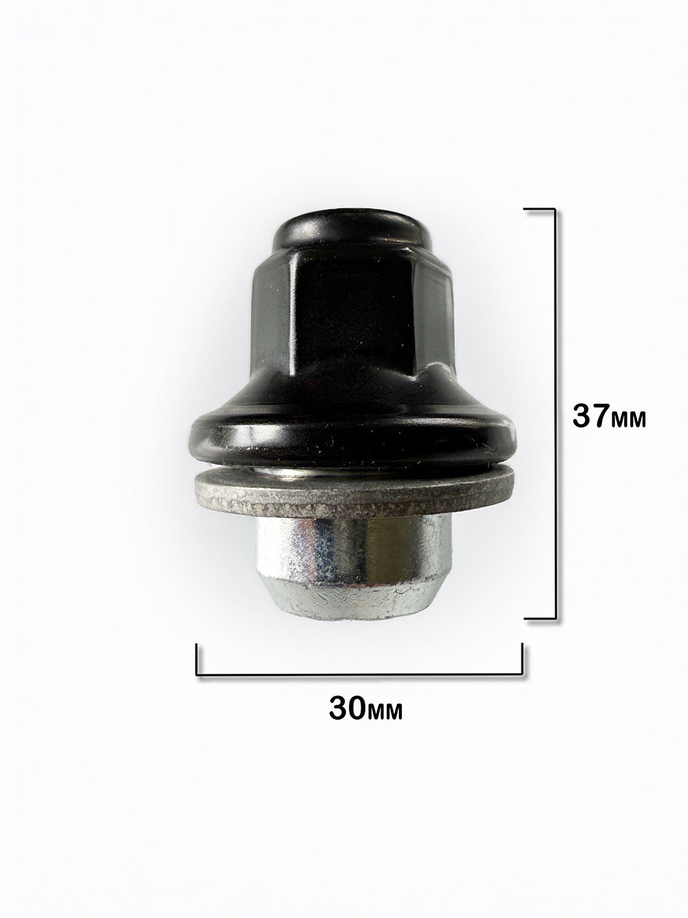Toyota Wheel Lug Nuts M12x1.5 | Camry, Corolla, Highlander, Sienna, RAV4 | Black Stainless Steel Lug Nuts