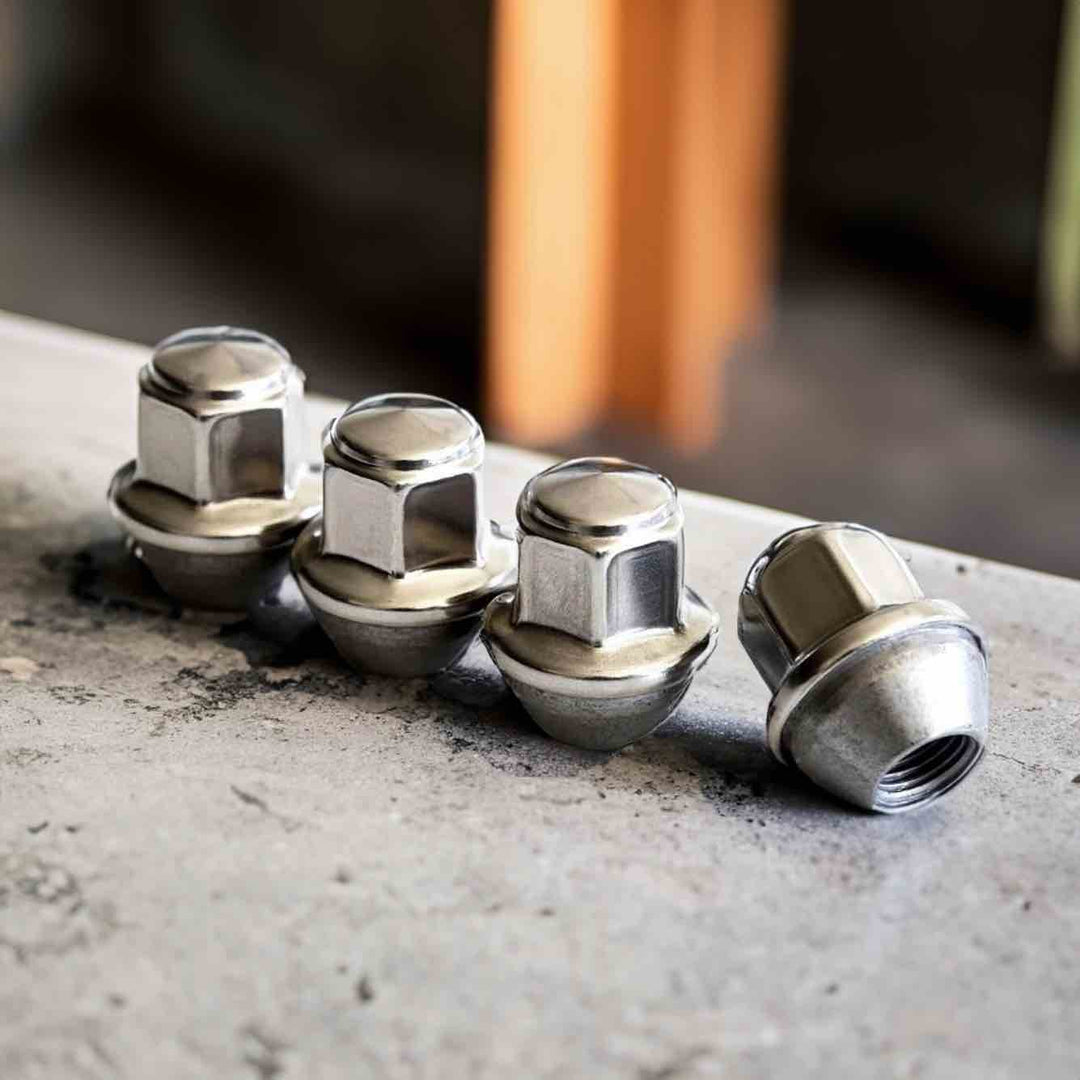 Ford Wheel Lug Nuts M14x1.5 | Maverick, Mustang, Edge, Explorer | Stainless Steel Lug Nuts