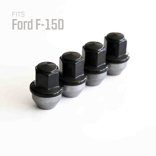 Ford F-150 Wheel Lug Nuts M14x1.5 | Black Stainless Steel Lug Nuts