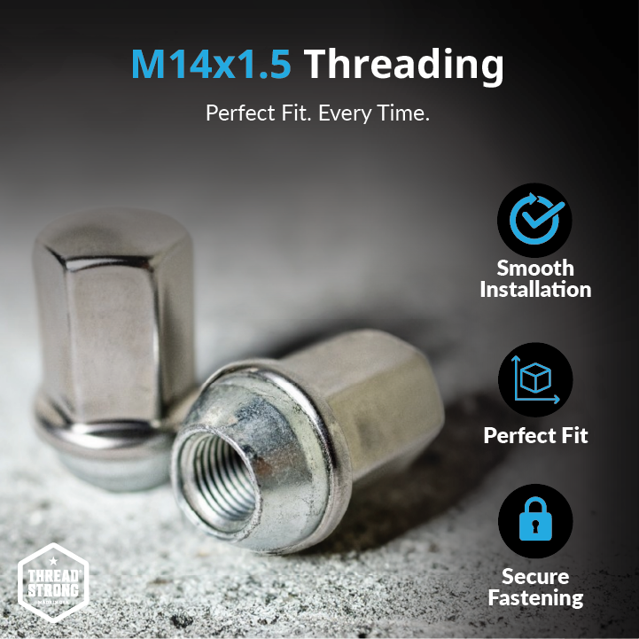 Threaded best sale lug nuts