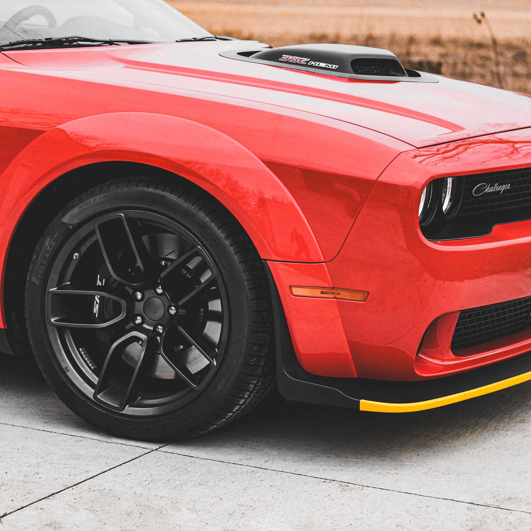 Dodge Wheel Lug Nuts M14x1.5 | Fits Challenger, Charger, Durango | Black Stainless Steel Lug Nuts