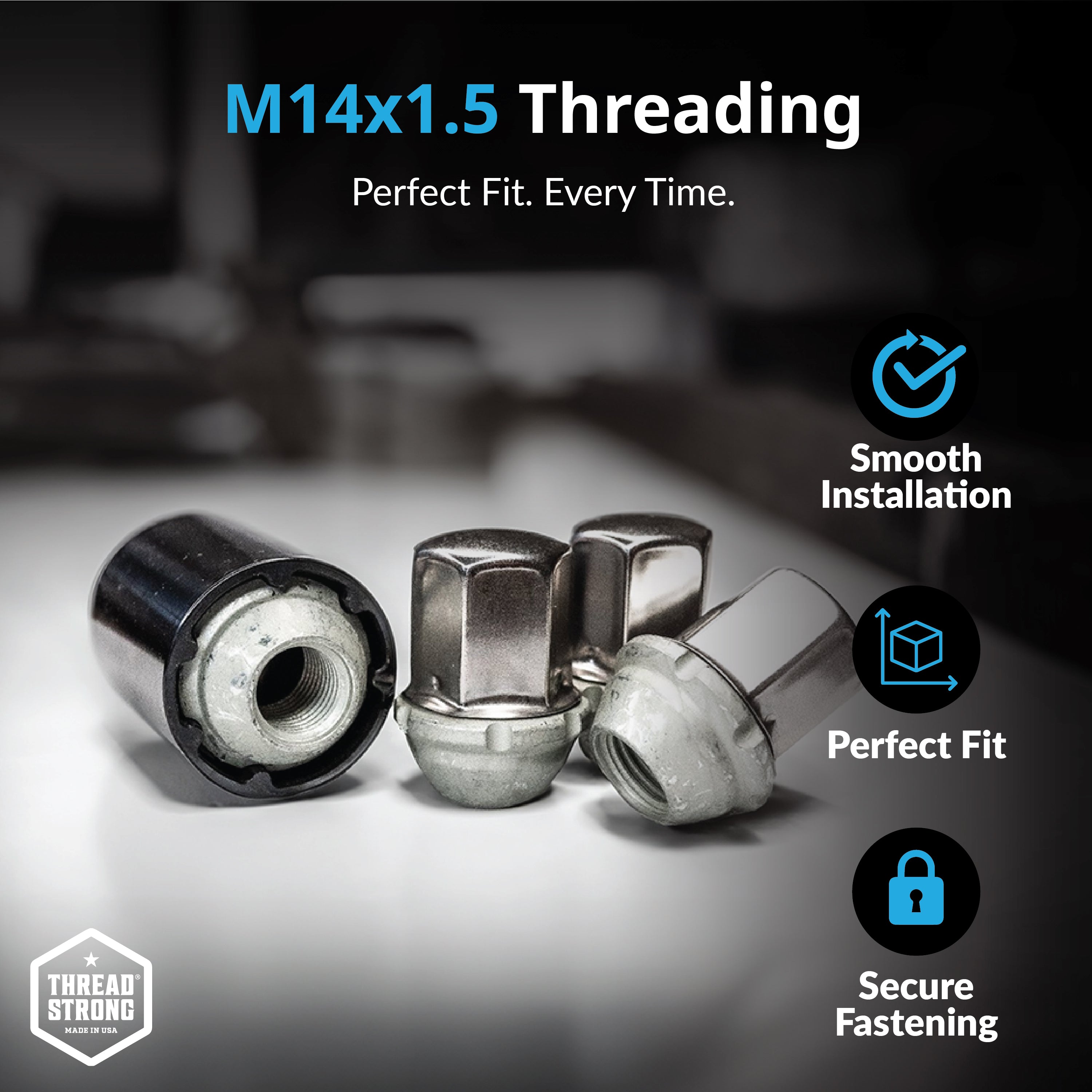 Patented SECURELOK Decorative Locking Wheel Nut | Fits Rivian