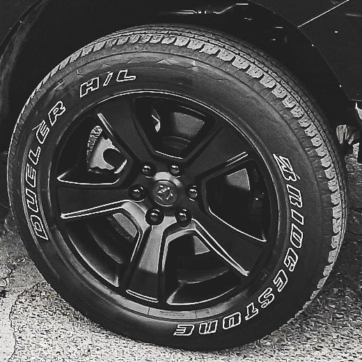 Dodge RAM Wheel Lug Nuts M14x1.5 | Black Stainless Steel Lug Nuts