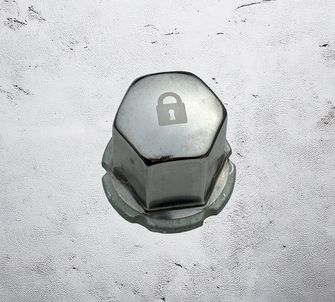 SECURELOK Decorative Locking Wheel Nut | Dodge RAM | Black and Stainless Steel Security Lug Nuts