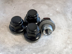 Toyota Wheel Lug Nuts M12x1.5 | Camry, Corolla, Highlander, Sienna, RAV4, Tacoma | Black Stainless Steel Lug Nuts