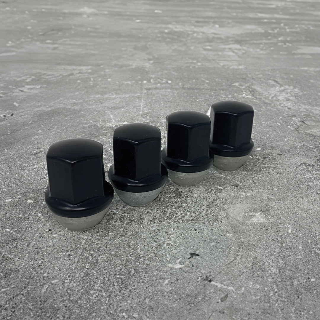 Rivian Wheel Lug Nuts M14x1.5 | Rivian R1T & R1S | Black Stainless Steel Lug Nuts